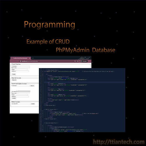 【PHP】CRUD PhpMyAdmin Database