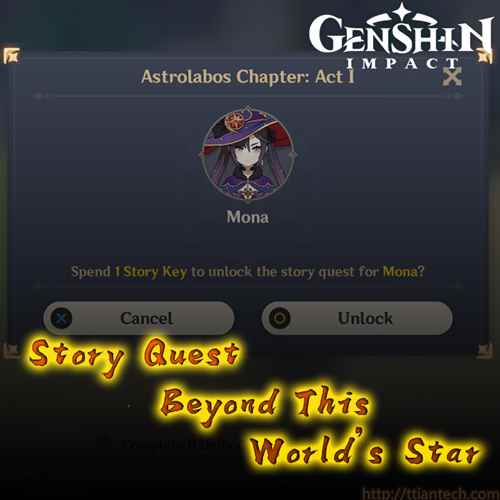 【Genshin】 Quest Beyond This World’s Stars