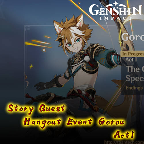 【Genshin】 Hangout Event Gorou Act 1