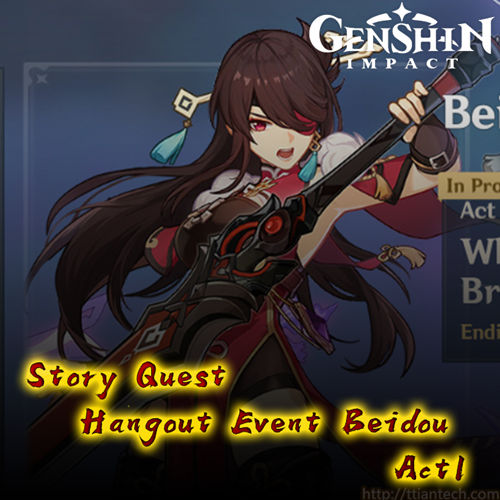 【Genshin】 Hangout Event Beidou Act 1