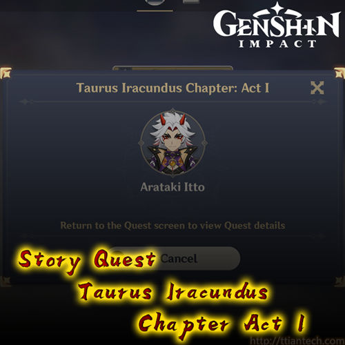 【Genshin】 Taurus Iracundus Chapter Act 1